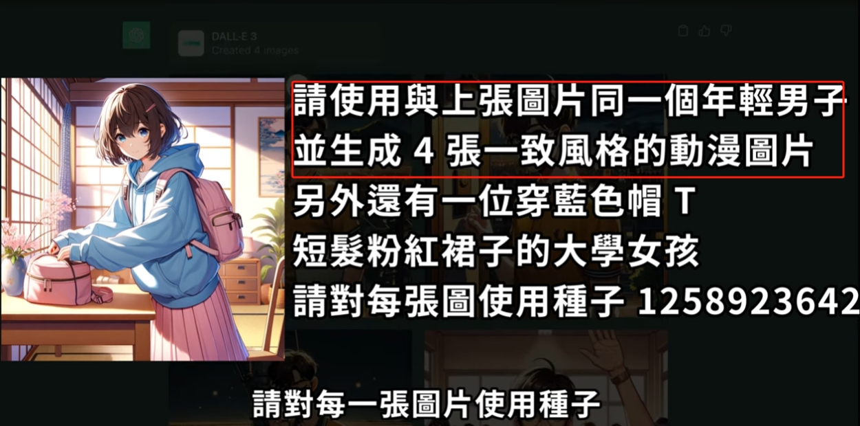 Chatgpt Dalle3-Chtagpt4 dalle3 超简单的漫画推文制作方法，人物一致太简单了(2)