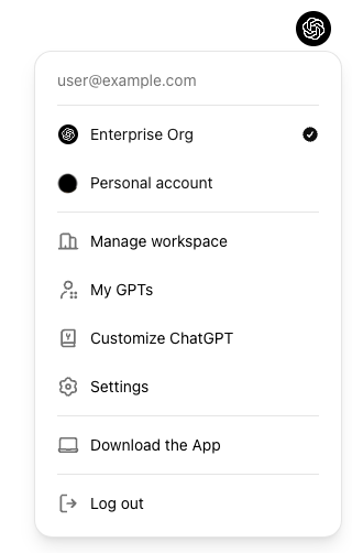 Chatgpt帮助文档-ChatGPT 企业版 Enterprise 工作区？如何切换工作区？(1)