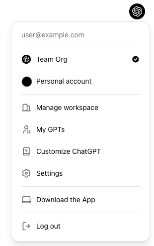 Chatgpt帮助文档-ChatGPT Team 团队工作区设置(1)
