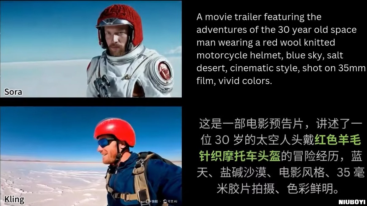 快手可灵-快手可灵kling 文字生成视频的提示词怎么写，有哪些技巧(2)